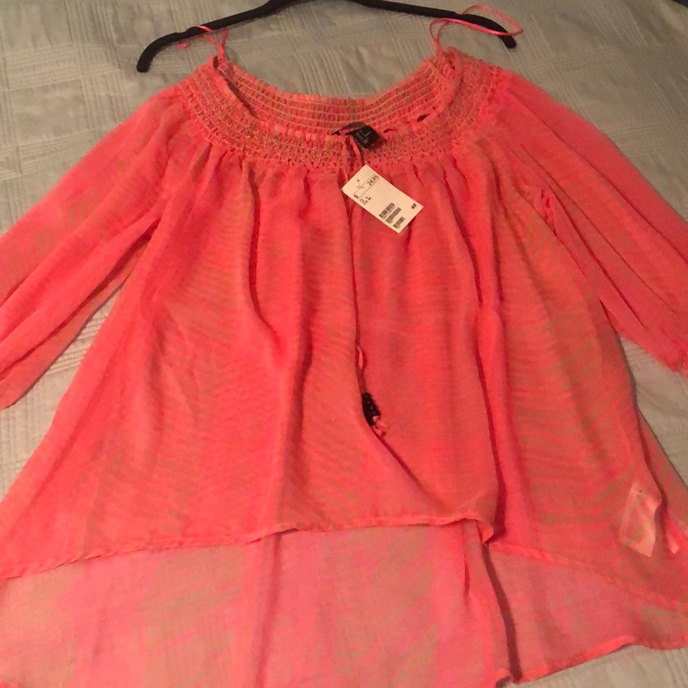Off the shoulder blouse